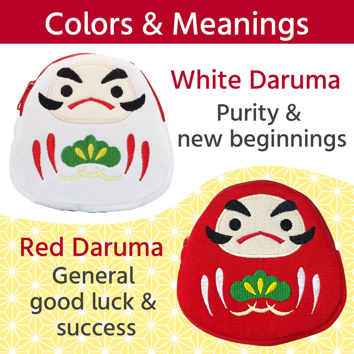 【1 pouch】 Daruma-shaped  Pouch