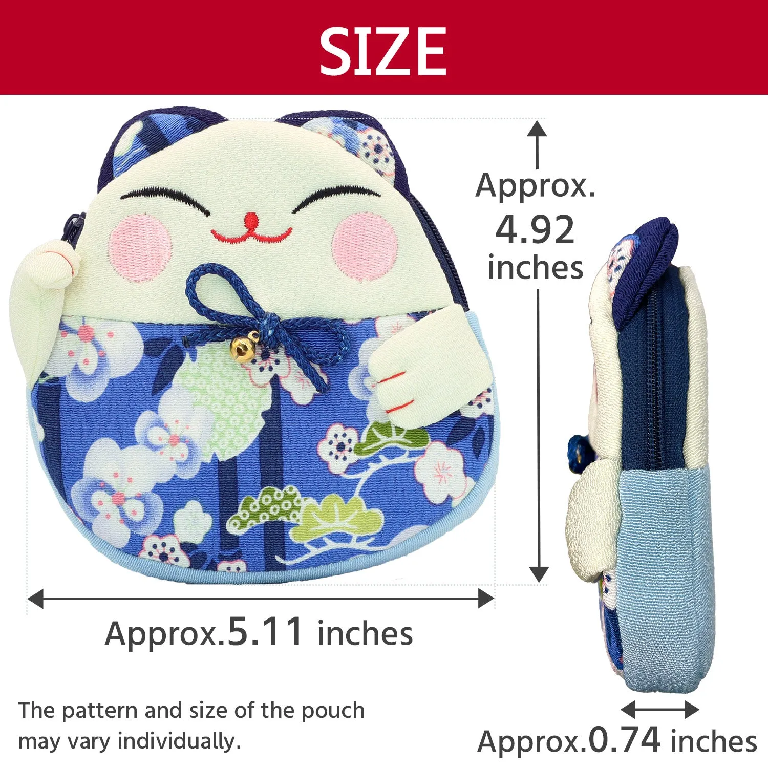 【1 pouch】 Maneki Neko Pouch