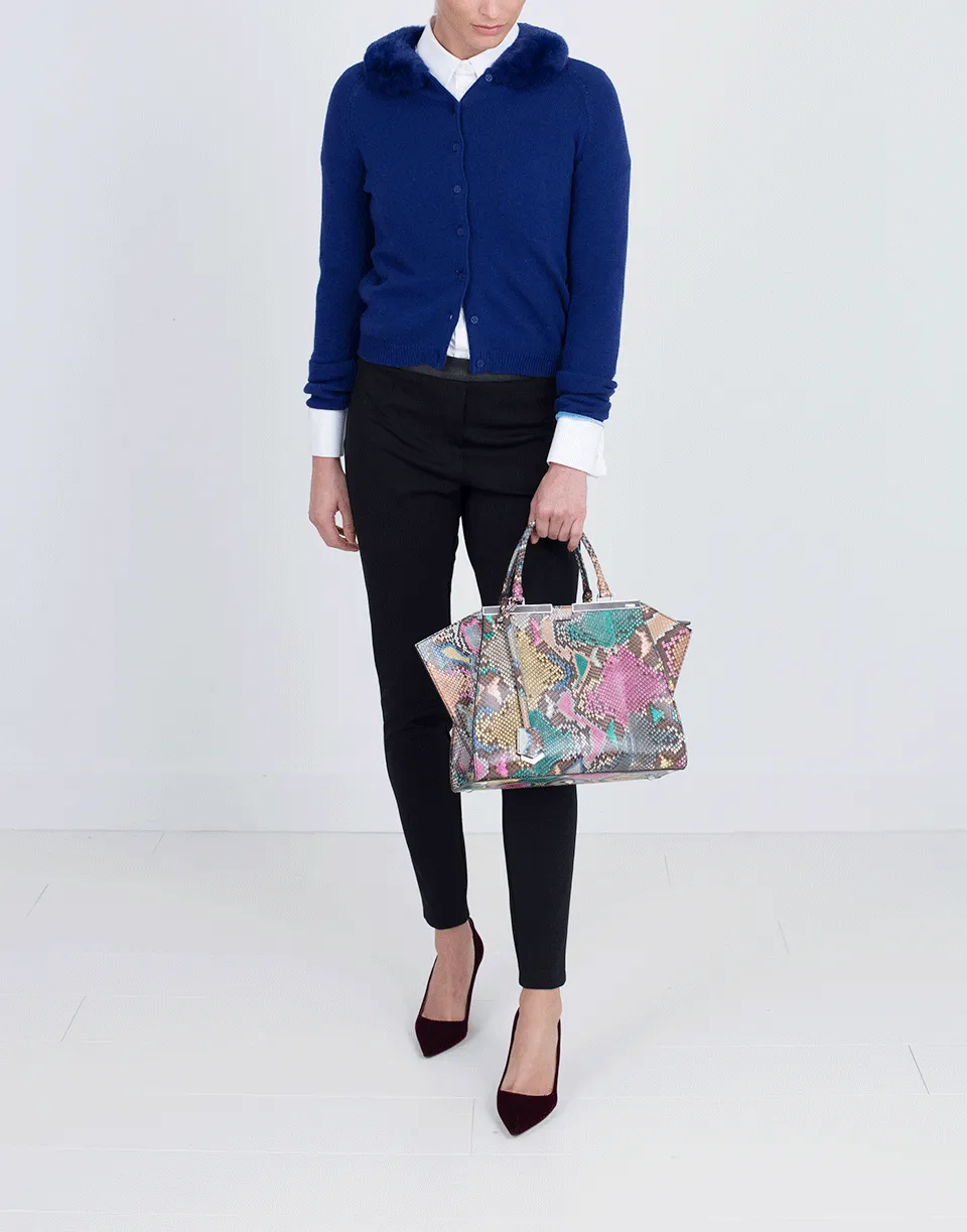 3Jours Python Shopper Bag