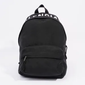 Balenciaga Sign Backpack Black Cotton Small