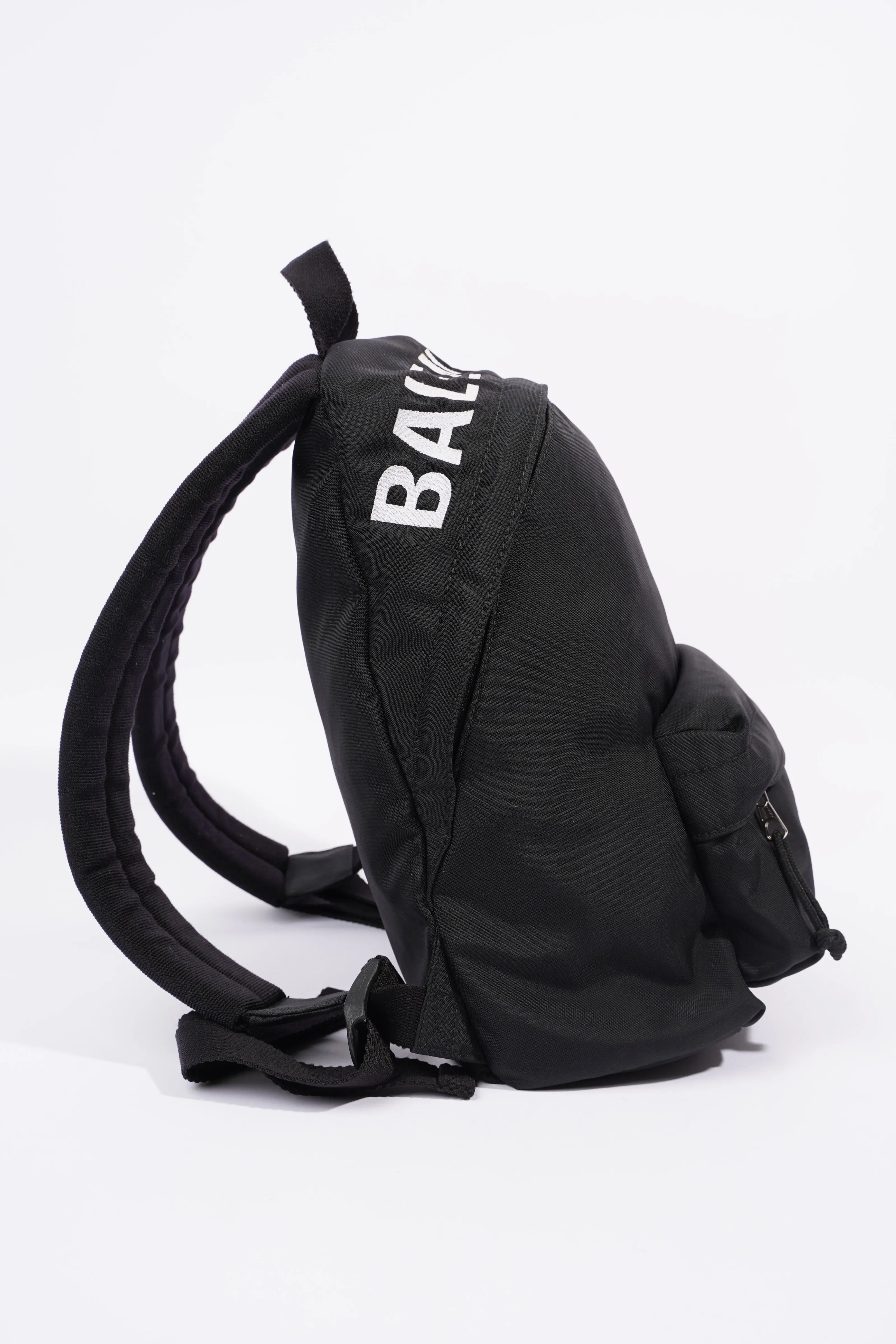 Balenciaga Sign Backpack Black Cotton Small