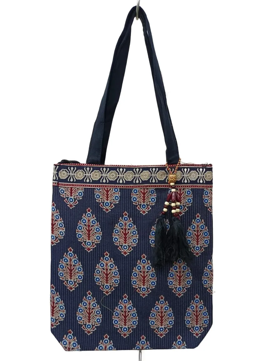 Black Ajrakh Shoulder Bag
