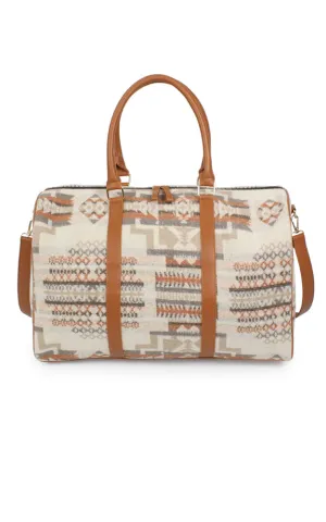 EBD10705 AZTEC PATTERN DUFFLE BAG