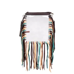 MW906-192 Montana West Western Fringe Clear Stadium Crossbody Bag