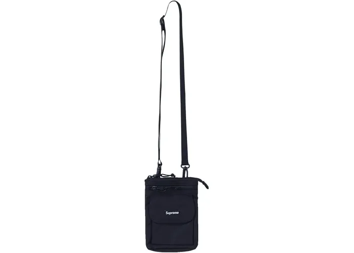 SUPREME SHOULDER  BAG FW19 - BLACK