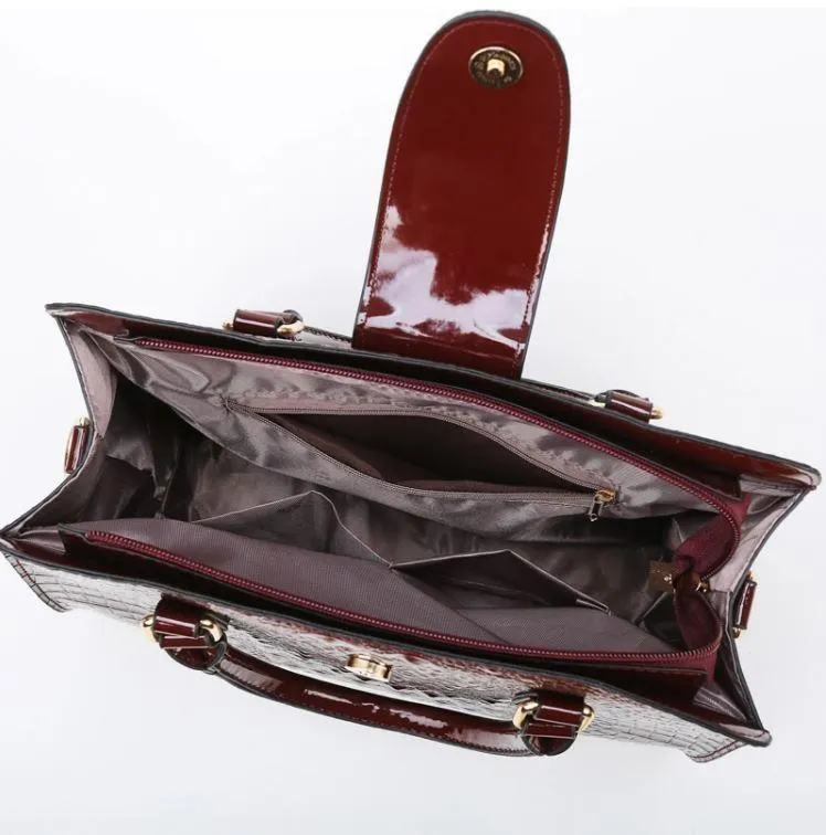 The Lily Bag - Croc Pattern